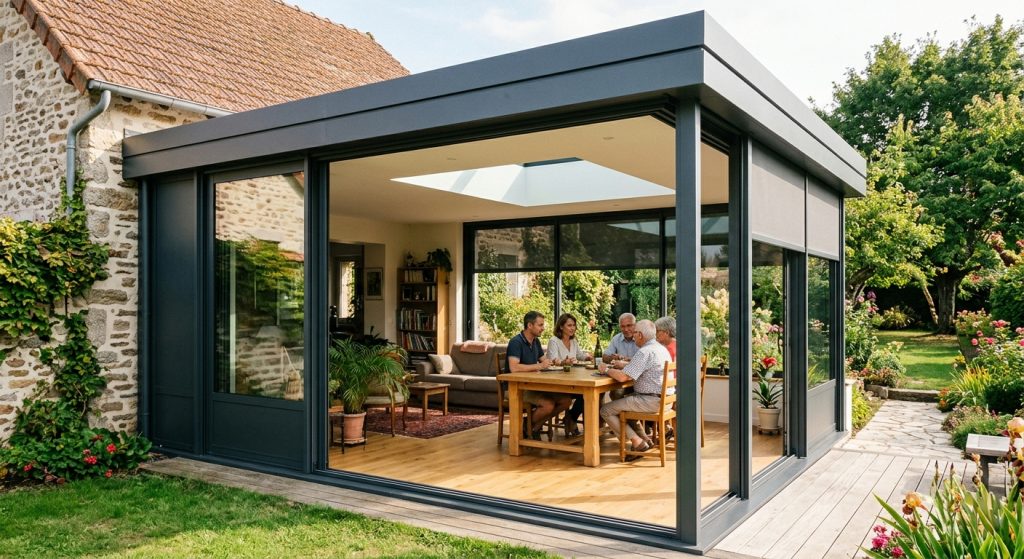 Véranda aluminium sur mesure